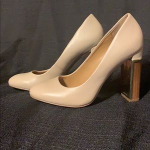 Calvin Klein Nude Pumps